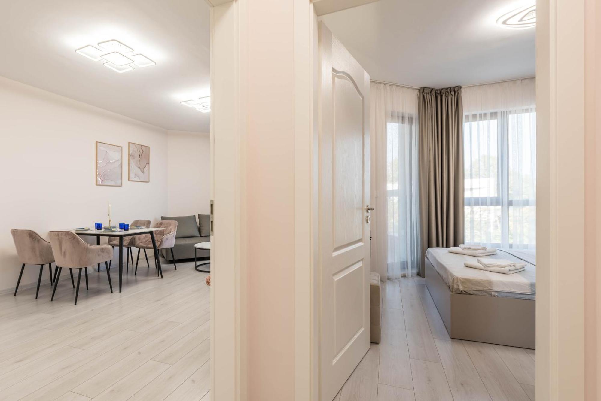 Luxurious And Panoramic Apartments At The Beach In La Mer Complex Golden Sands Exterior foto